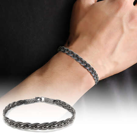 El İşçiliği Zarif Tasarım 1000 Ayar Gümüş Kazaz Bileklik - Tesbihane