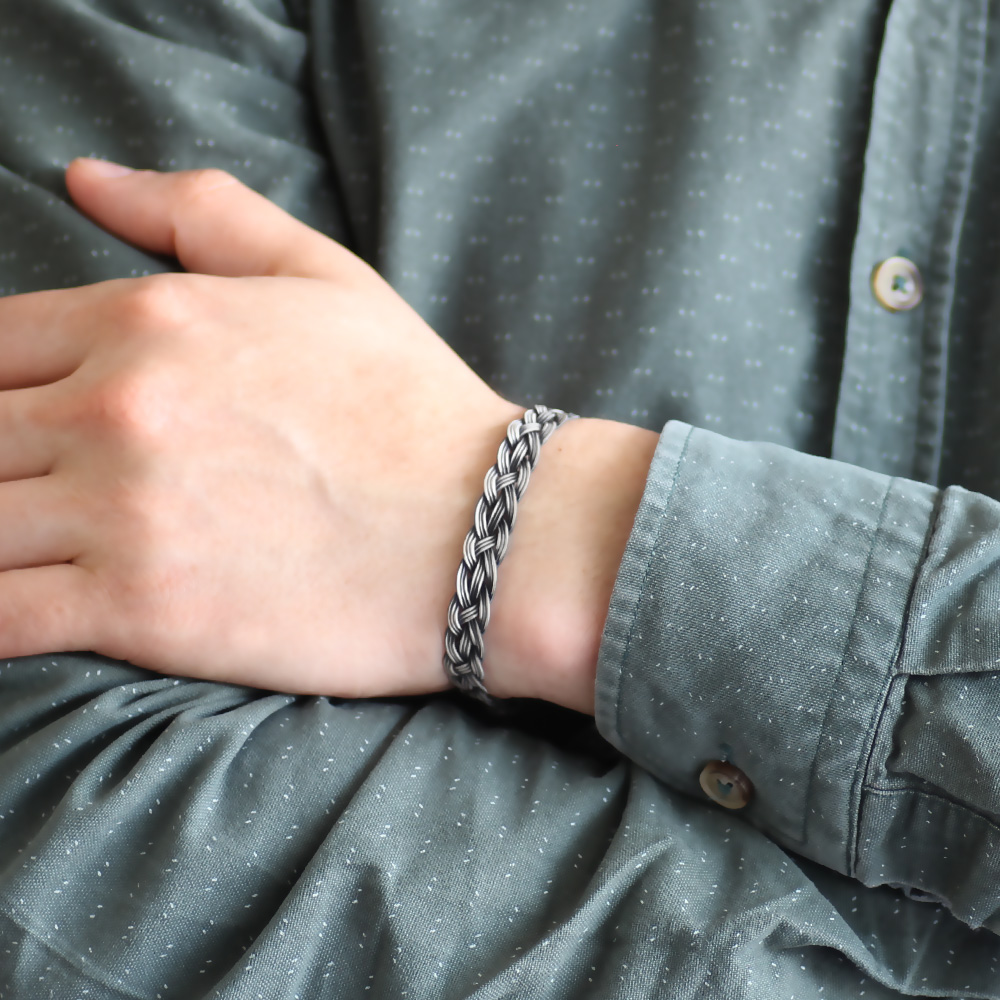 El İşçiliği 1000 Ayar Gümüş Kazaz Bileklik - 4