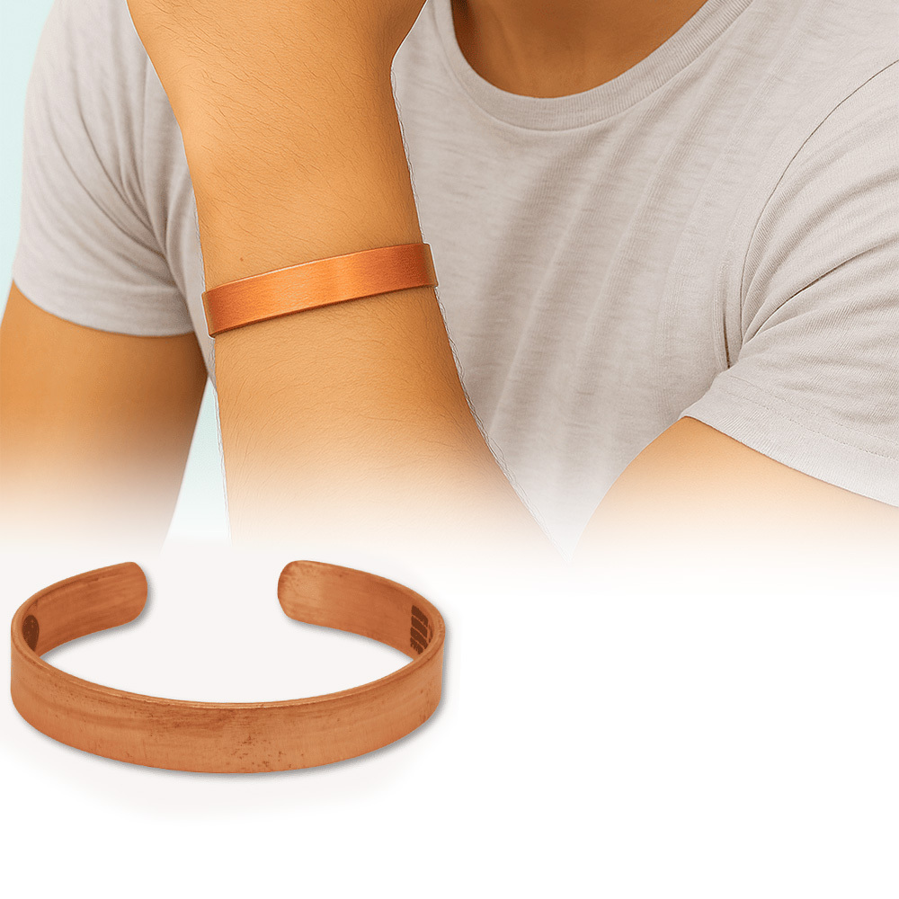 8 Motifli Bakır Erkek Bileklik - Mührü Süleyman'dan Celcelutiye - Nalını Şerif'den, Ashabı Kehf Duası'na - 1