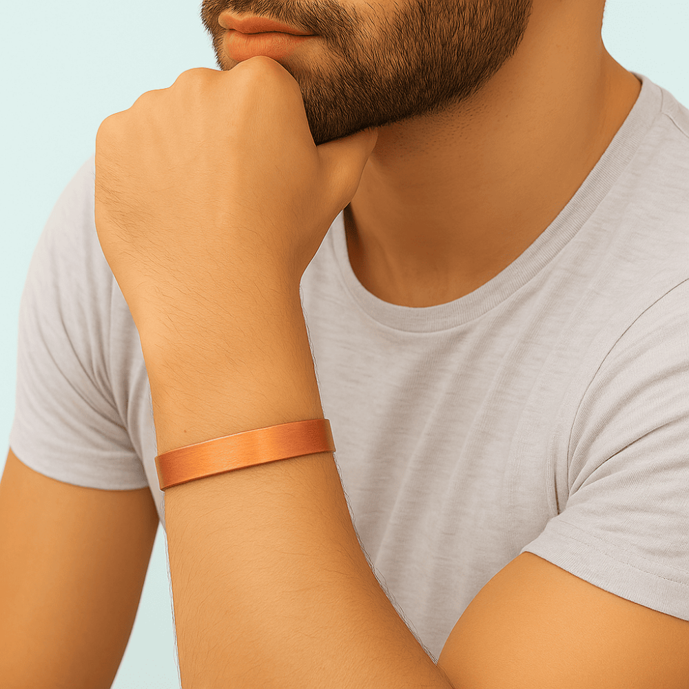 8 Motifli Bakır Erkek Bileklik - Mührü Süleyman'dan Celcelutiye - Nalını Şerif'den, Ashabı Kehf Duası'na - 2