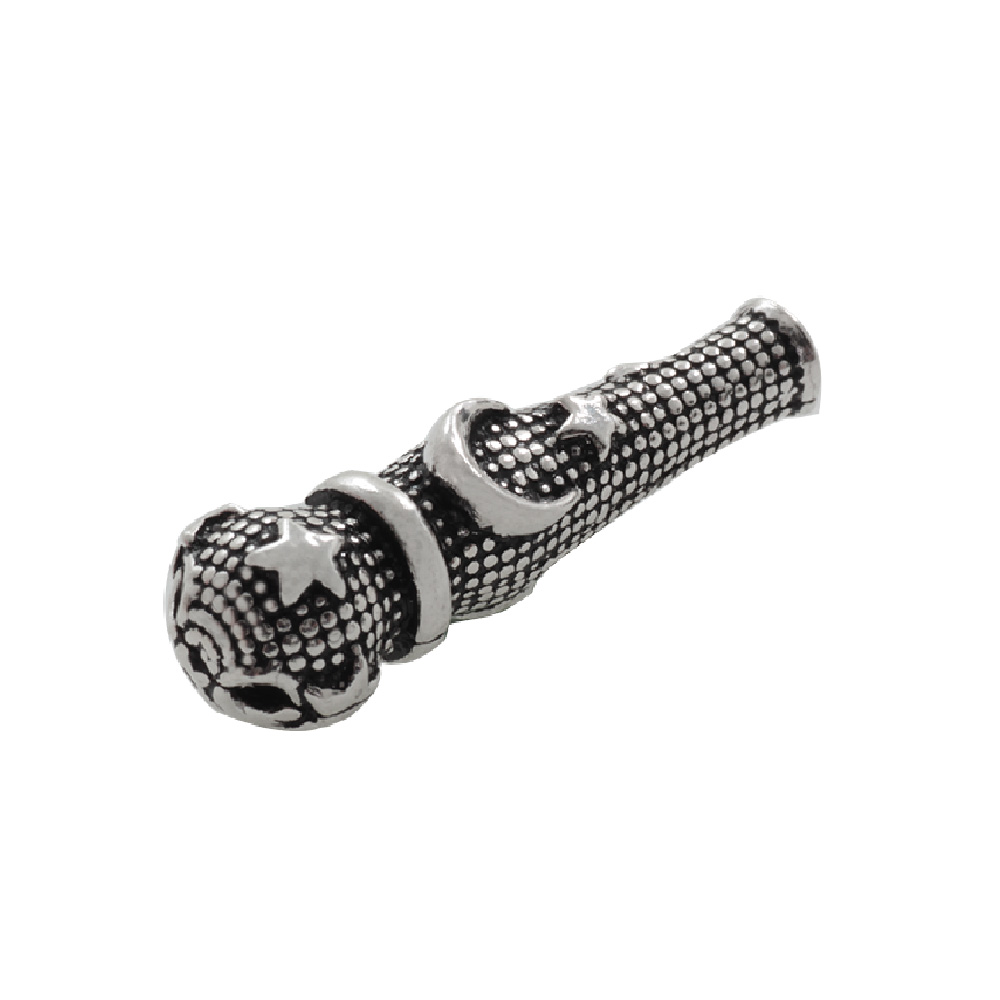 Ayyıldız Motifli 925 Ayar Gümüş İmame - 1