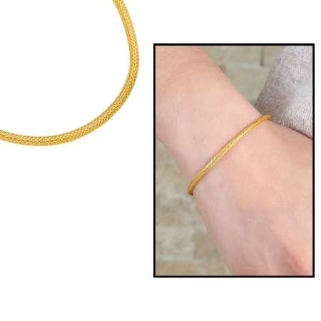 925 Ayar Gümüş Bayan Bileklik (Model-3) - Tesbihane