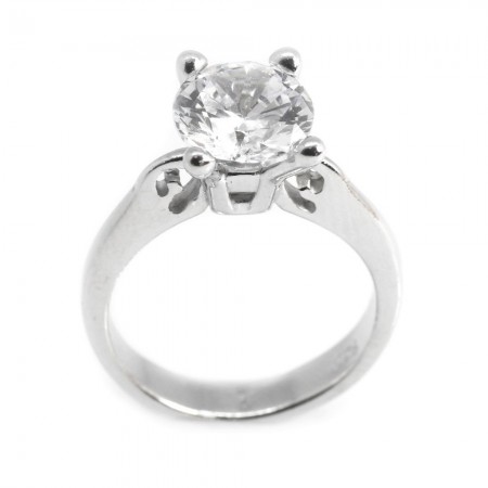 925 Ayar Gümüş Bayan Yüzük (Model-100) - Tesbihane