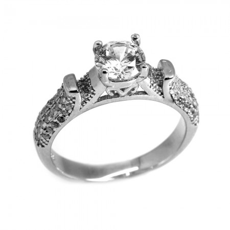 925 Ayar Gümüş Bayan Yüzük - M118 - Tesbihane