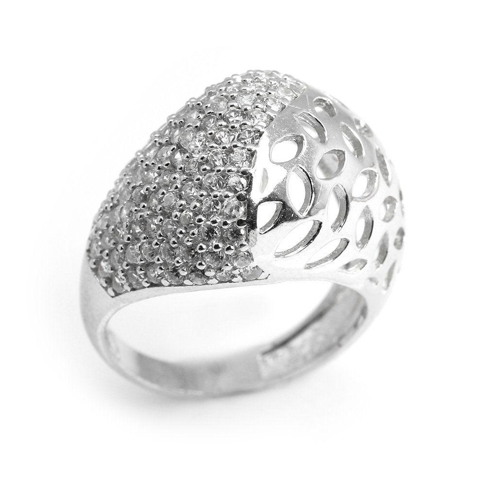 925 Ayar Gümüş Bayan Yüzük - M49 - 1