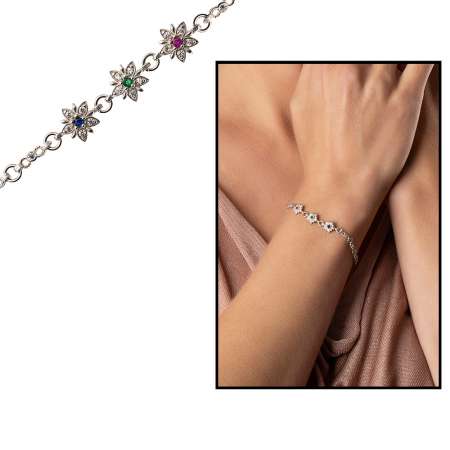 925 Ayar Gümüş Bileklik (Model-15) - Tesbihane