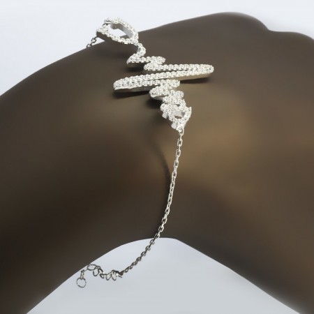 925 Ayar Gümüş Bileklik (Model-21) - Tesbihane