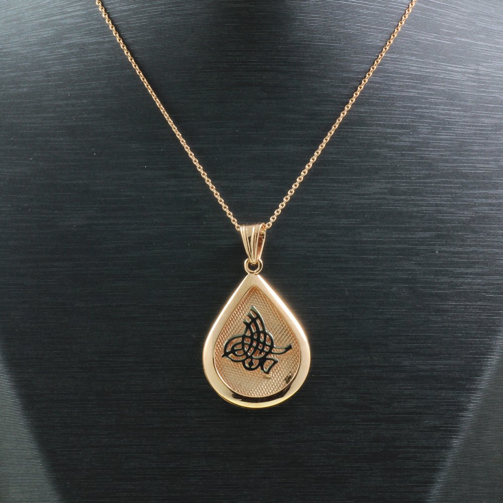 925 Ayar Gümüş Çift Taraflı Bayan Kolye (Model-88) - 5