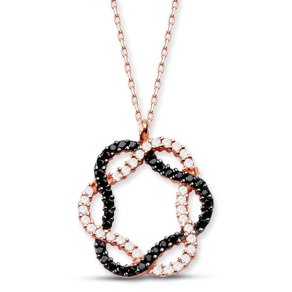 925 K Silver Dilimler Necklace