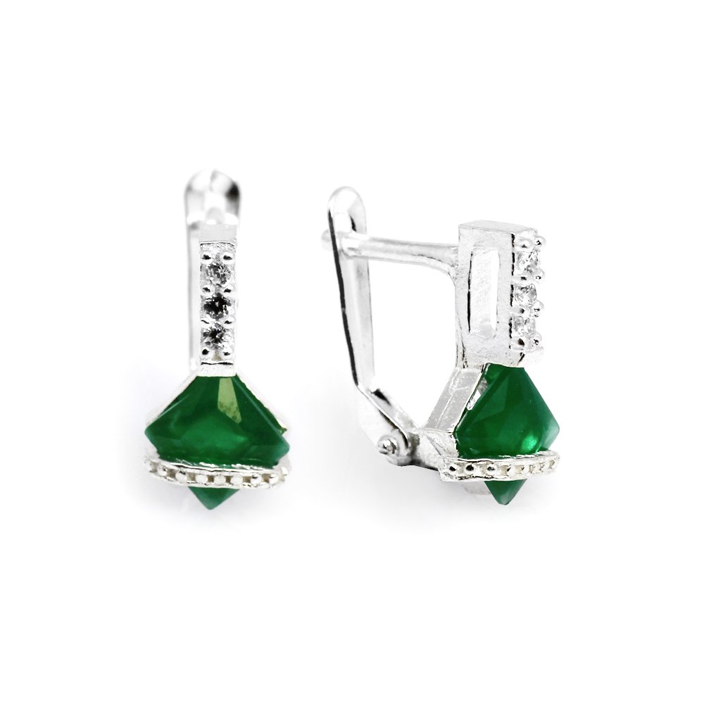 925 Ayar Gümüş Küpe - M17 - 2