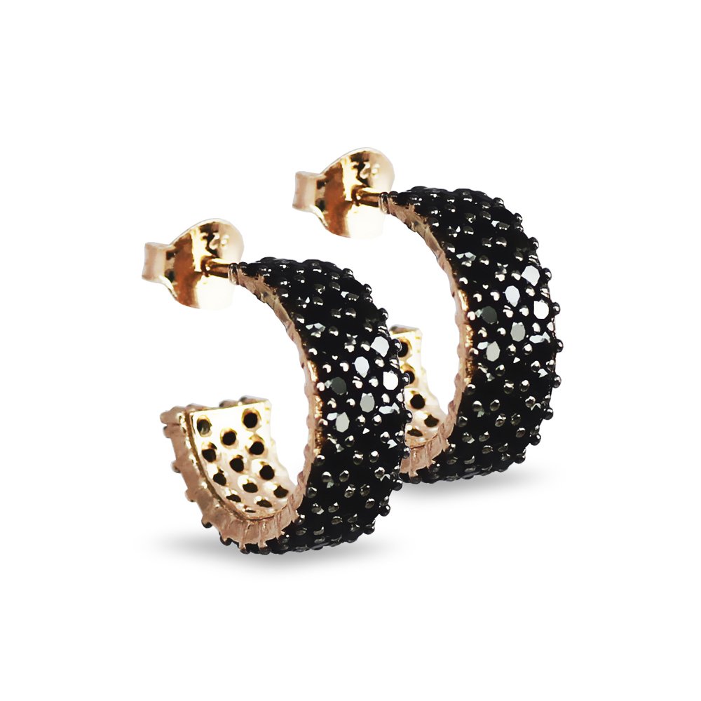 925 Ayar Gümüş Küpe - M8 - 1