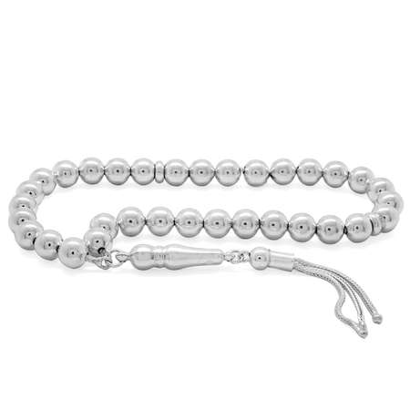 Küre Kesim 925 Ayar Gümüş Tesbih - M1 - Tesbihane