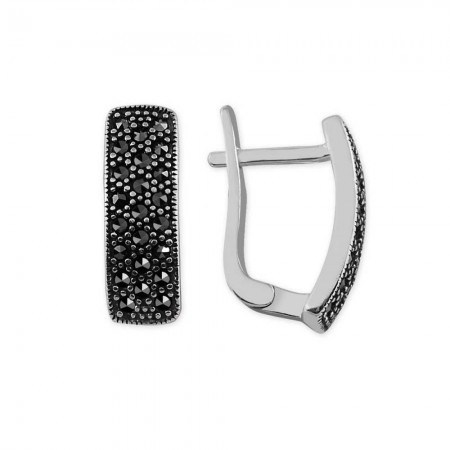 925 Ayar Gümüş Özel Tasarım Küpe - Tesbihane