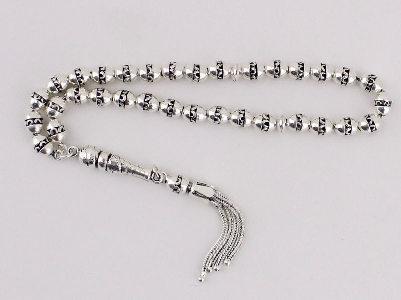 925 Ayar Gümüş Tesbih  (Model 2) - 2