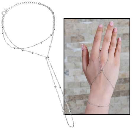 Zarif Küre Tasarım 925 Ayar Gümüş Şahmeran Bileklik - Tesbihane