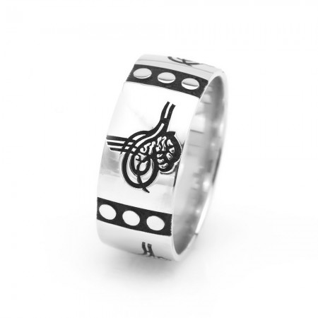 Tuğra Tasarım 925 Ayar Gümüş Erkek Alyans - Tesbihane