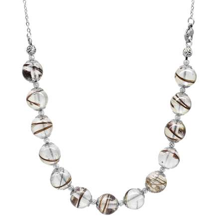 925 Ayar Gümüş Zincirli Kişiye Özel Saç Teli İçerir Kadın Kolye - Tesbihane