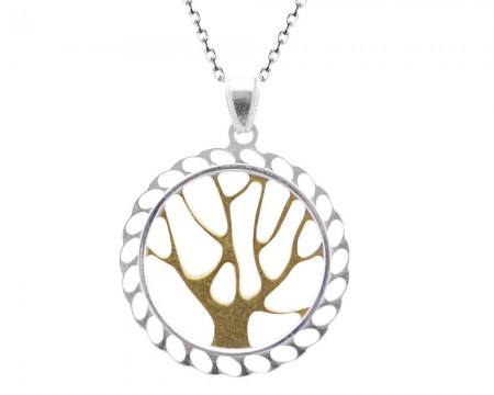 925  Gümüş Hayat Ağacı Kolye-2 - Tesbihane