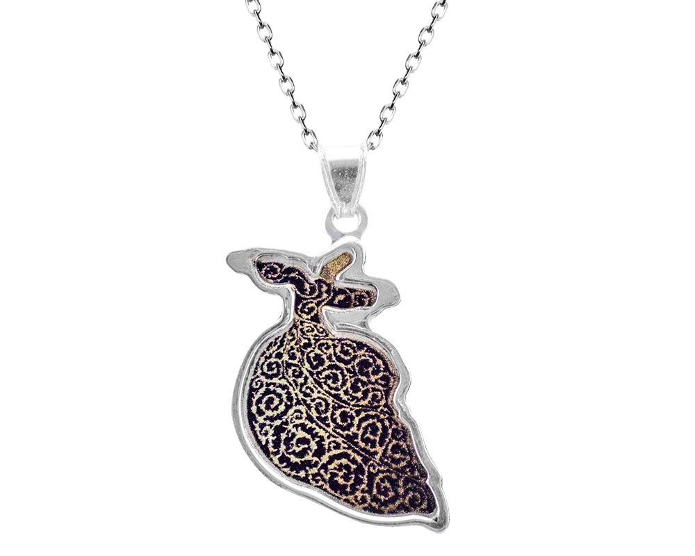 925  Gümüş Mevlana  Kolye - 1
