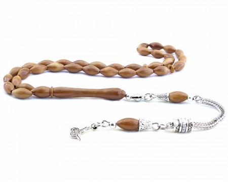 Arpa Kesim Tuğra Püsküllü Kuka Ağacı Tesbih - Tesbihane