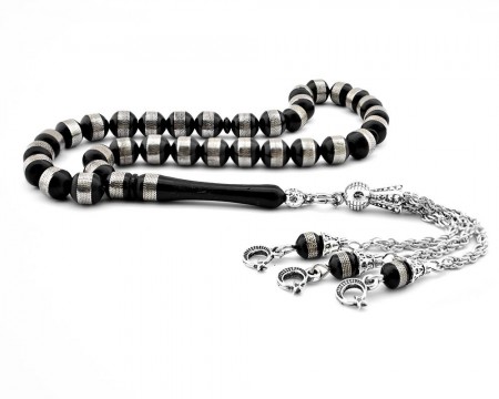 Ayyıldız Püsküllü Sarmallı Kuka Tesbih - Tesbihane