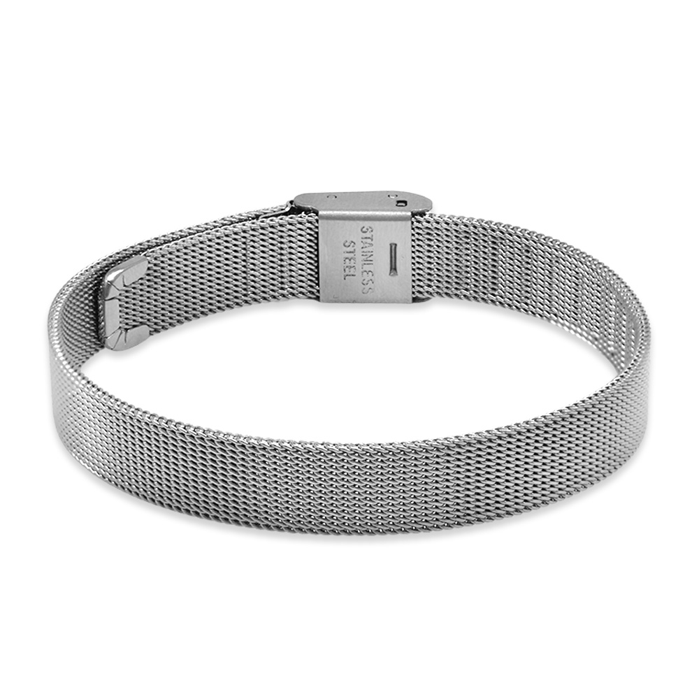 Ayyıldız Temalı Çelik Hasır Erkek Bileklik - 6