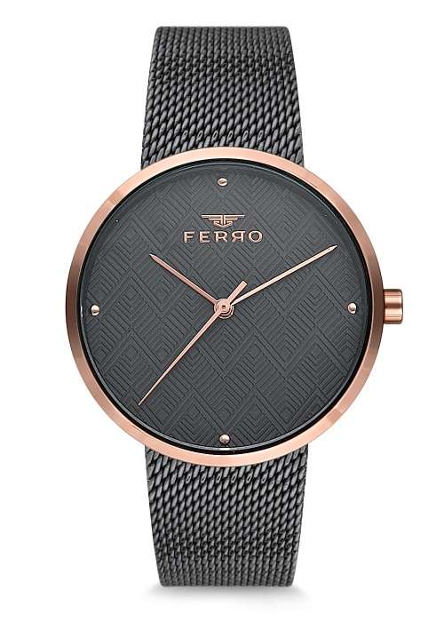 Ferro Gri Hasır Kordon Kadın Kol Saati F2753C-863-W F2753C-863-W - 1