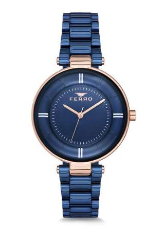 Bayan Ferro METAL Saat - F81880A-873-T - FERRO