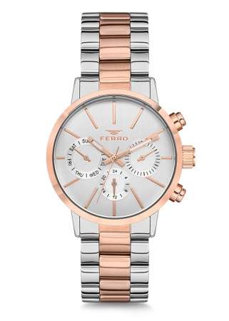 Bayan Ferro METAL Saat - F81886A-9003-E - FERRO