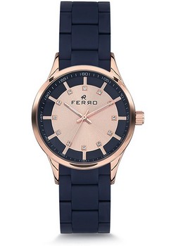 Bayan Ferro SILIKON Saat - F51374-428-C2 - FERRO