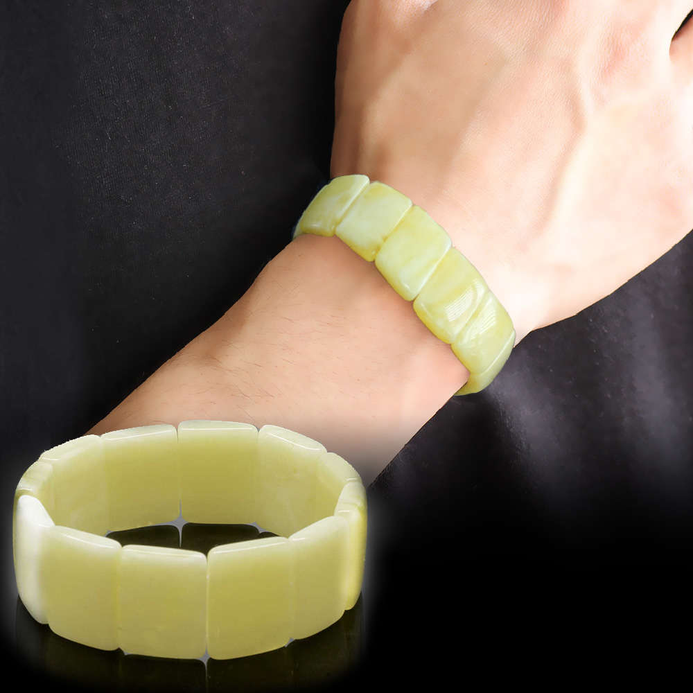 Beyrut Kehribar Rolex Unisex Bileklik - 1