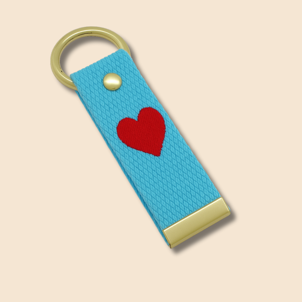 Çelik Tokalı - Öğrenciye Özel Askı Etiketi - Turkuaz - Dayanıklı Kumaş Üzerine Harf - Sembol Nakışlı - 2