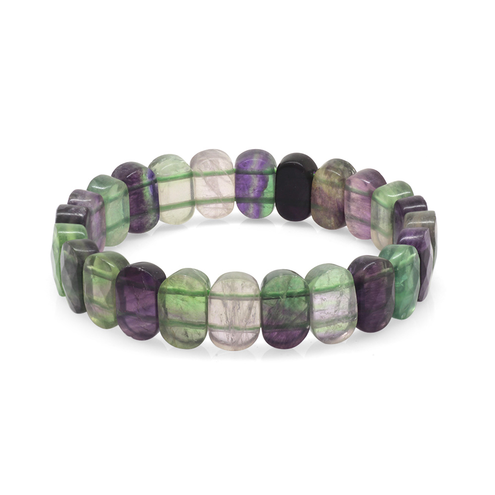 Çok Renkli Akik Doğaltaş Rolex Erkek Bileklik - 3