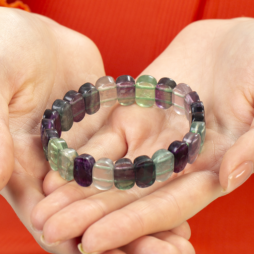 Çok Renkli Akik Doğaltaş Rolex Kadın Bileklik - 3