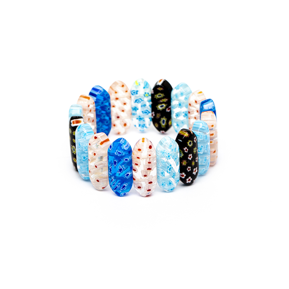 El İşçiliği Murano Cam Sanatı Çakra Tasarım Kadın Bileklik - 2