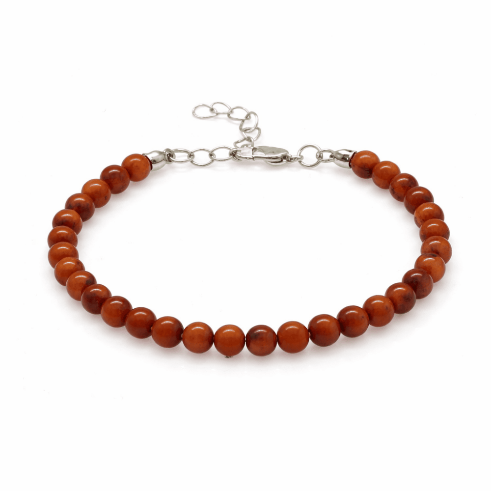 Erkek Doğal Damla Kehribar Bileklik - Küre Kesim - Bal Rengi - Çelik Zincirli - 4