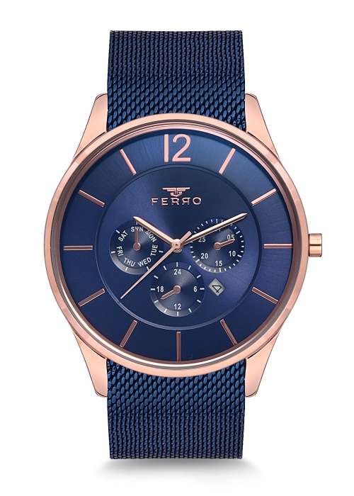 Erkek Ferro Metal Saat - F1698C-896-T - 1