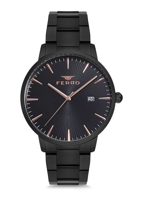 Erkek Ferro Metal Saat - F1924A-G - 1