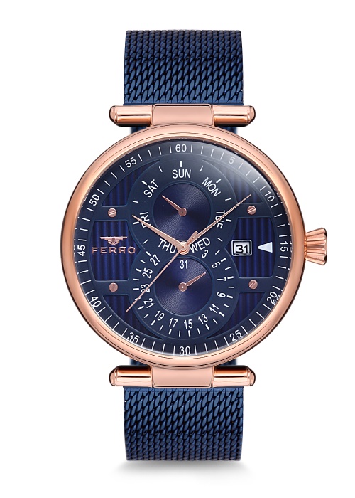 Erkek Ferro Metal Saat - F1982C-937-T - 1