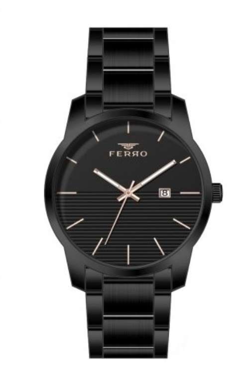 Ferro Siyah Çelik Kordon Erkek Kol Saati F81883A-898-G F81883A-898-G - 1