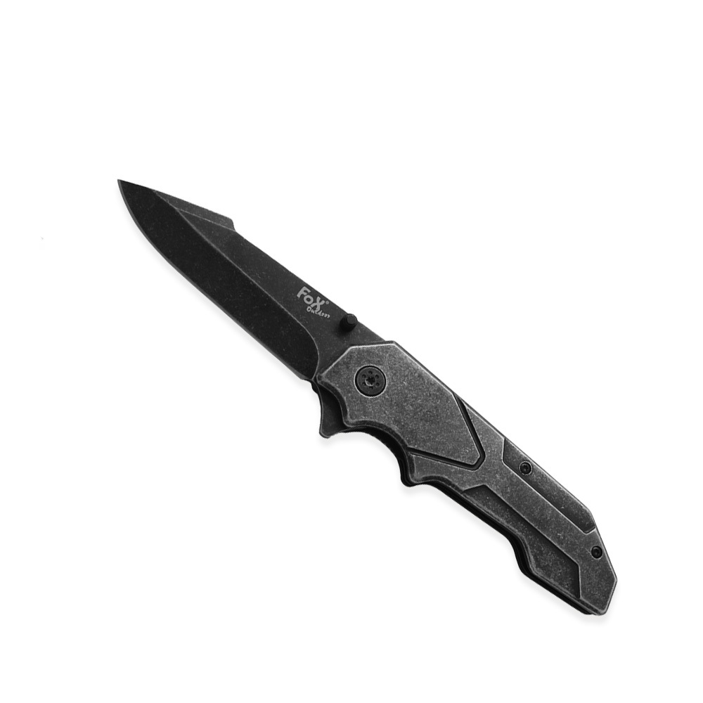 Eskitme Metal Polimer Saplı İsme Özel Yazılı 9Cr13MoV Kalite Paslanmaz Çelik Avcı Kamp Bıçağı - 3