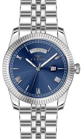 Ferro Gümüş Çelik Kordon Erkek Kol Saati F11130A-A3 F11130A-A3 - FERRO