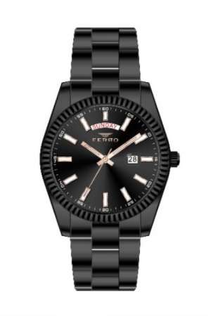 Ferro Siyah Çelik Kordon Erkek Kol Saati F11211A-G F11211A-G - FERRO
