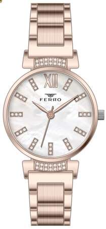 Ferro Rose Çelik Kordon Kadın Kol Saati F21082A-C F21082A-C - FERRO