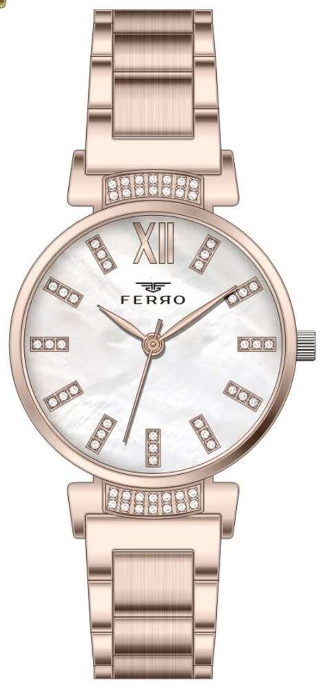 Ferro Rose Çelik Kordon Kadın Kol Saati F21082A-C F21082A-C - 1