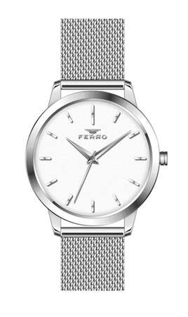 Ferro Gümüş Hasır Kordon Kadın Kol Saati F21119C-A F21119C-A - FERRO