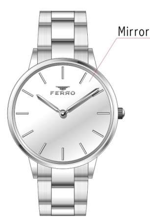 Ferro Gümüş Çelik Kordon Kadın Kol Saati F21124A-A F21124A-A - FERRO