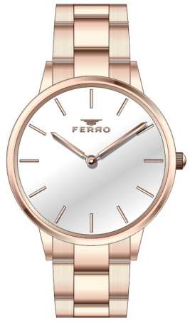 Ferro Rose Çelik Kordon Kadın Kol Saati F21124A-C F21124A-C - FERRO