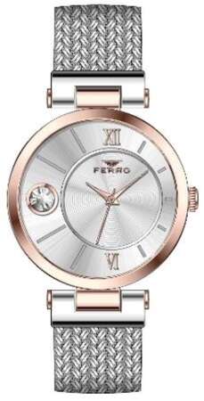 Ferro Gümüş Hasır Kordon Kadın Kol Saati F21144C-E F21144C-E - FERRO