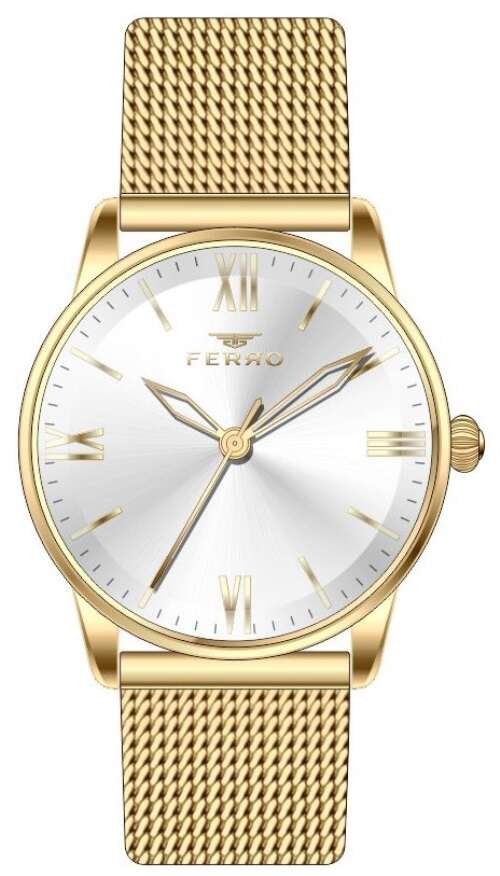 Ferro Sarı Hasır Kordon Kadın Kol Saati F21182C-B F21182C-B - 1